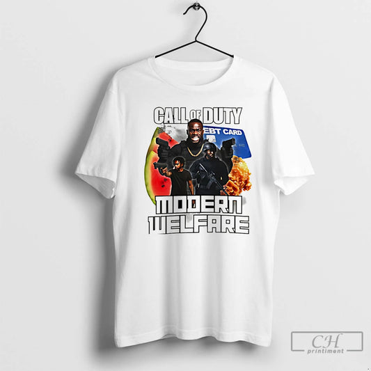 Premium Call Of Duty Modern Welfare Card Graphic Christmas T-Shirts, Hoodie, Sweatshirt | InkThreadWorks.com