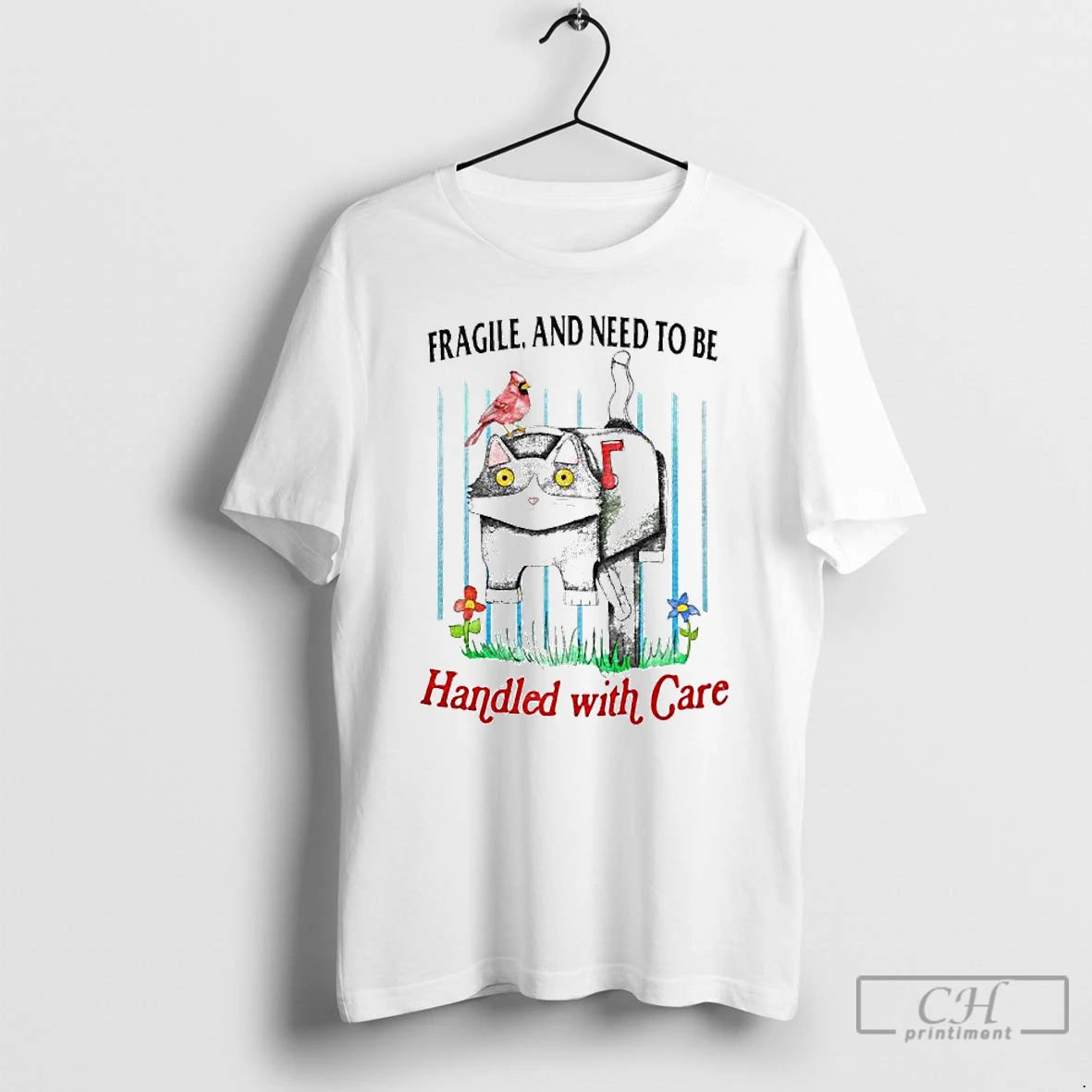 Premium Cat Fragile And Need To Be Handled With Care Ornaments T-Shirts, Hoodie, Sweatshirt | InkThreadWorks.com