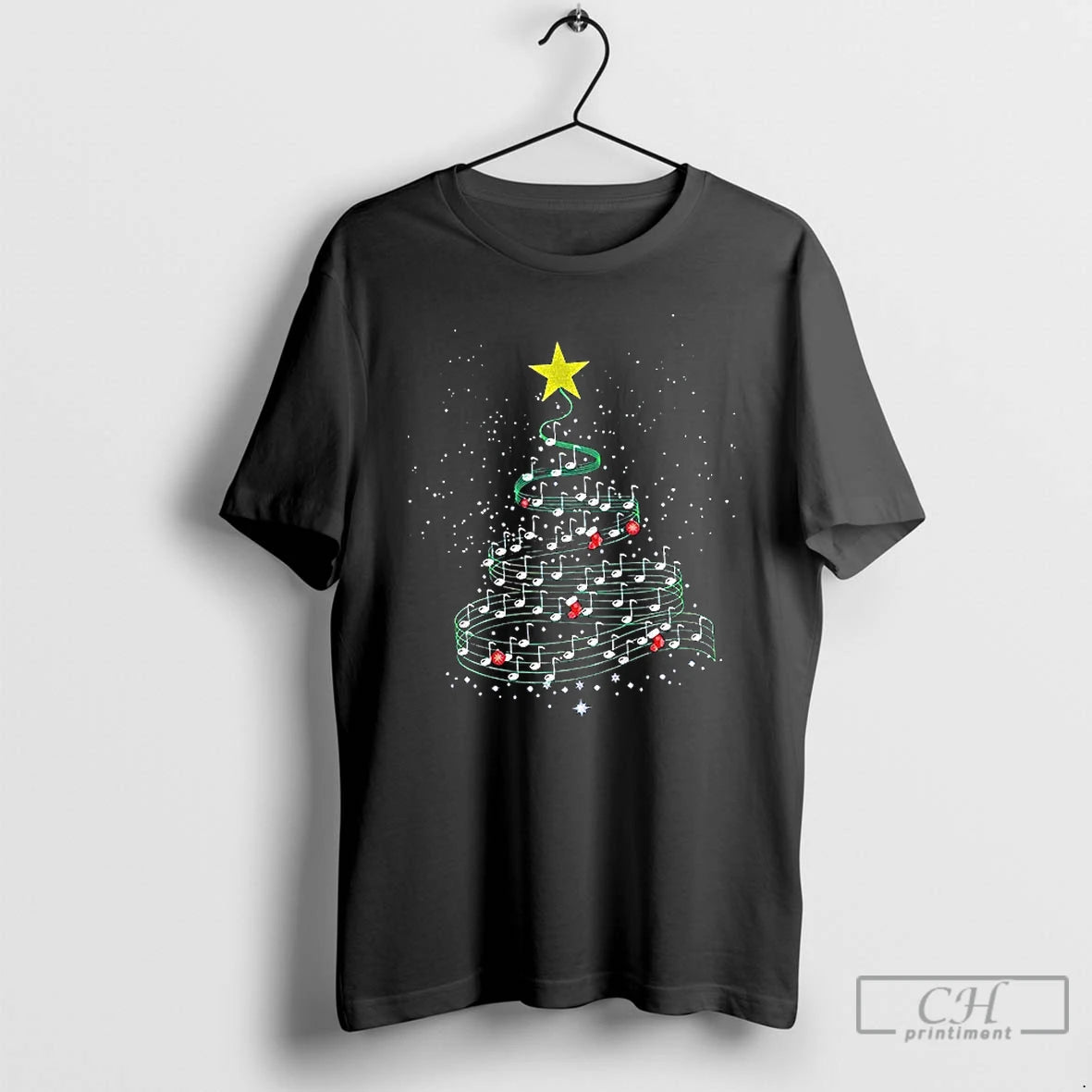 Premium Christmas Tree Music Lover Merry Xmas 2025 T-Shirts, Hoodie, Sweatshirt | InkThreadWorks.com