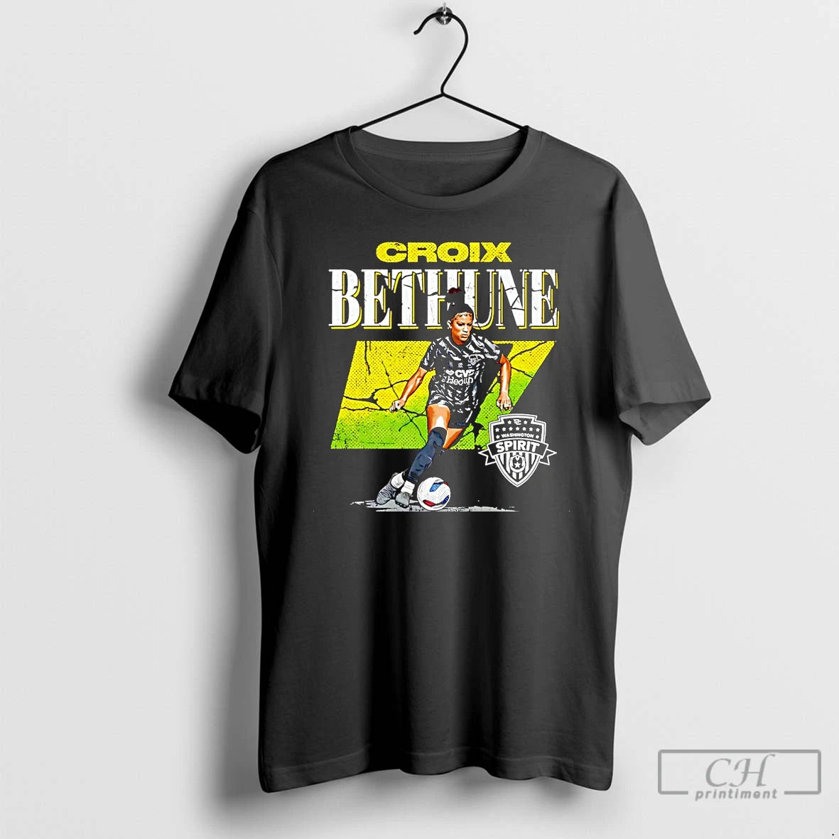 Premium Croix Bethune Washington Fc Cracked Number Christmas T-Shirts, Hoodie, Sweatshirt | InkThreadWorks.com
