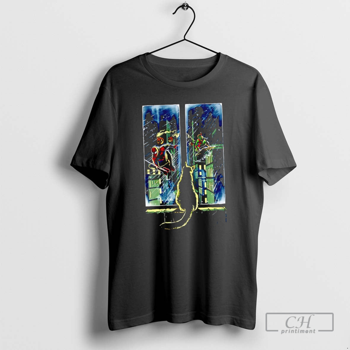 Premium Curious Cat Superheroes Option Shirt Sweater Hoodie, Sweatshirt | InkThreadWorks.com