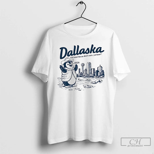 Premium Dallaska Ice And Texas Dont Mix Ya Hear T-Shirts, Hoodie, Sweatshirt | InkThreadWorks.com