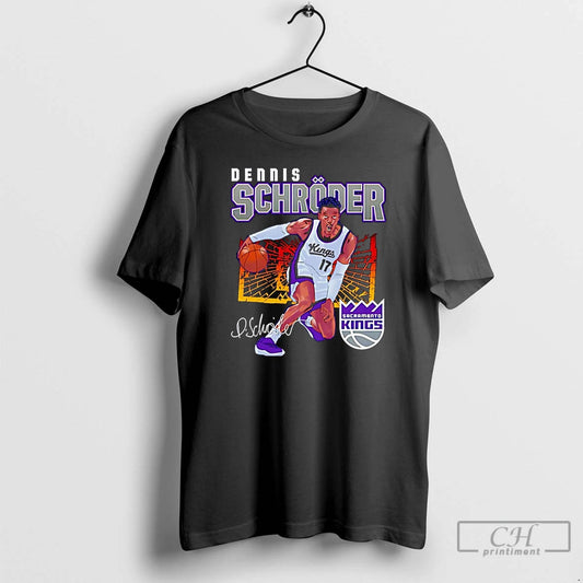 Premium Dennis Schroder Sacramento Kings Shattered Flag Signature Christmas T-Shirts, Hoodie, Sweatshirt | InkThreadWorks.com