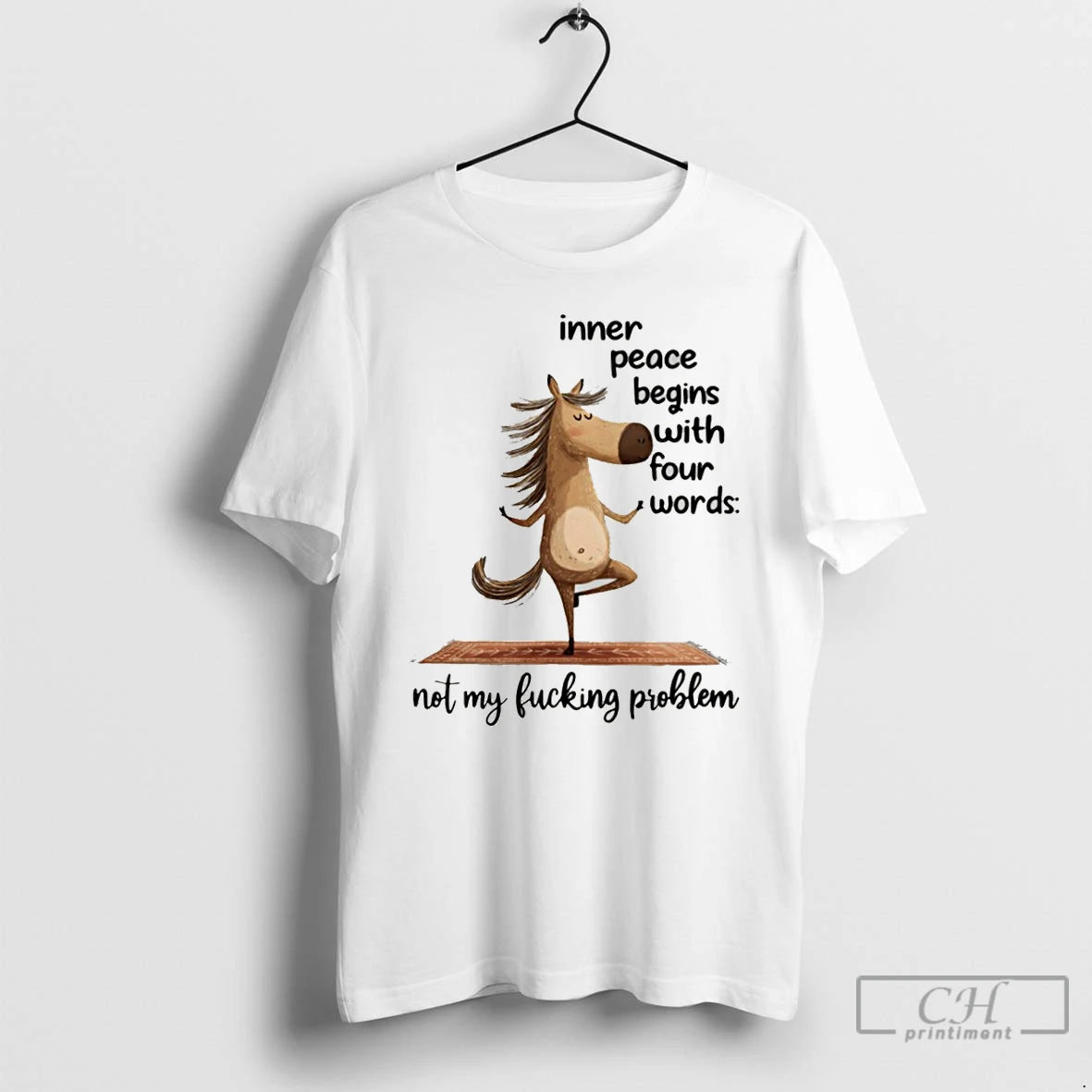 Premium Donkey Inner Peace Begins With Four Words Not My Fucking Problem T Shirts Sweater Hoodie, Sweatshirt