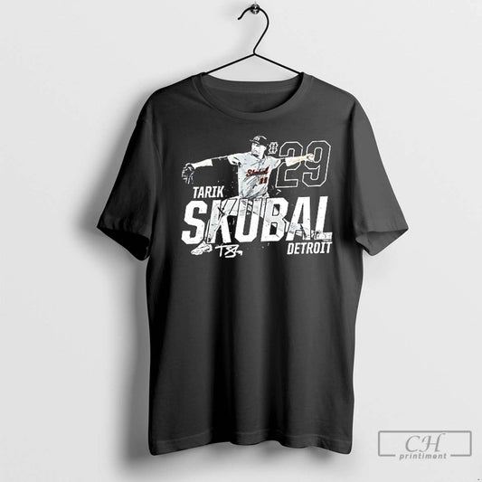Premium Dynamic Pose Tarik Skubal Detroit Baseball Player