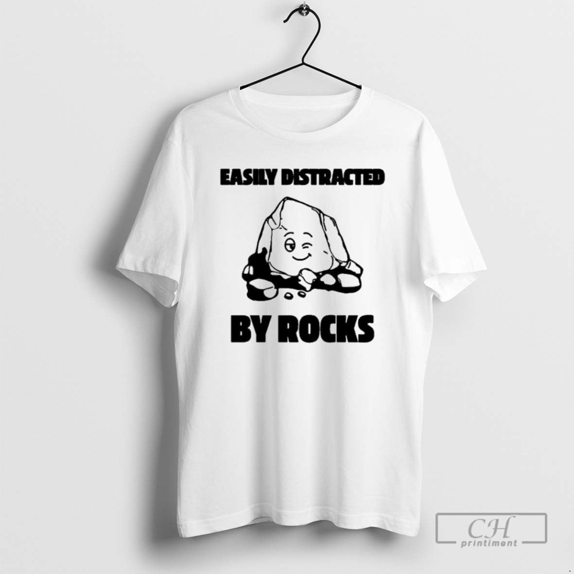 Premium Easily Distracted By Rocks Shirt Sweater Hoodie, Sweatshirt | InkThreadWorks.com