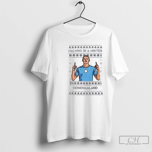Premium Erling Haaland Manchester City Winter Wondhaaland Christmas Football T-Shirts, Hoodie, Sweatshirt