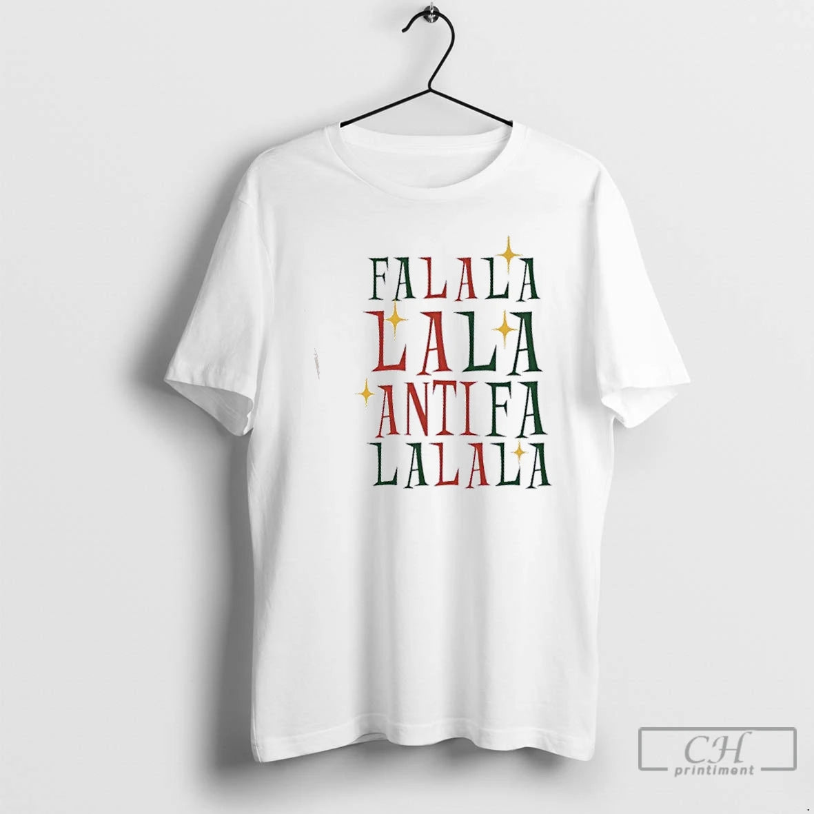 Premium Fa La La La Antifa Anti Fascism Political Protest Christmas T-Shirts, Hoodie, Sweatshirt | InkThreadWorks.com
