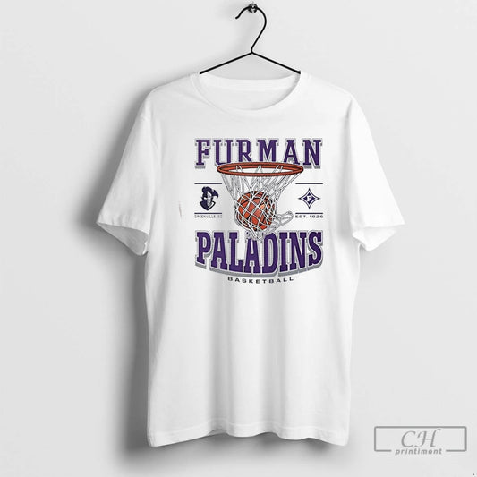 Premium Furman Paladins Basketball Game Time Greenville Sc Est 1826 T-Shirts, Hoodie, Sweatshirt | InkThreadWorks.com