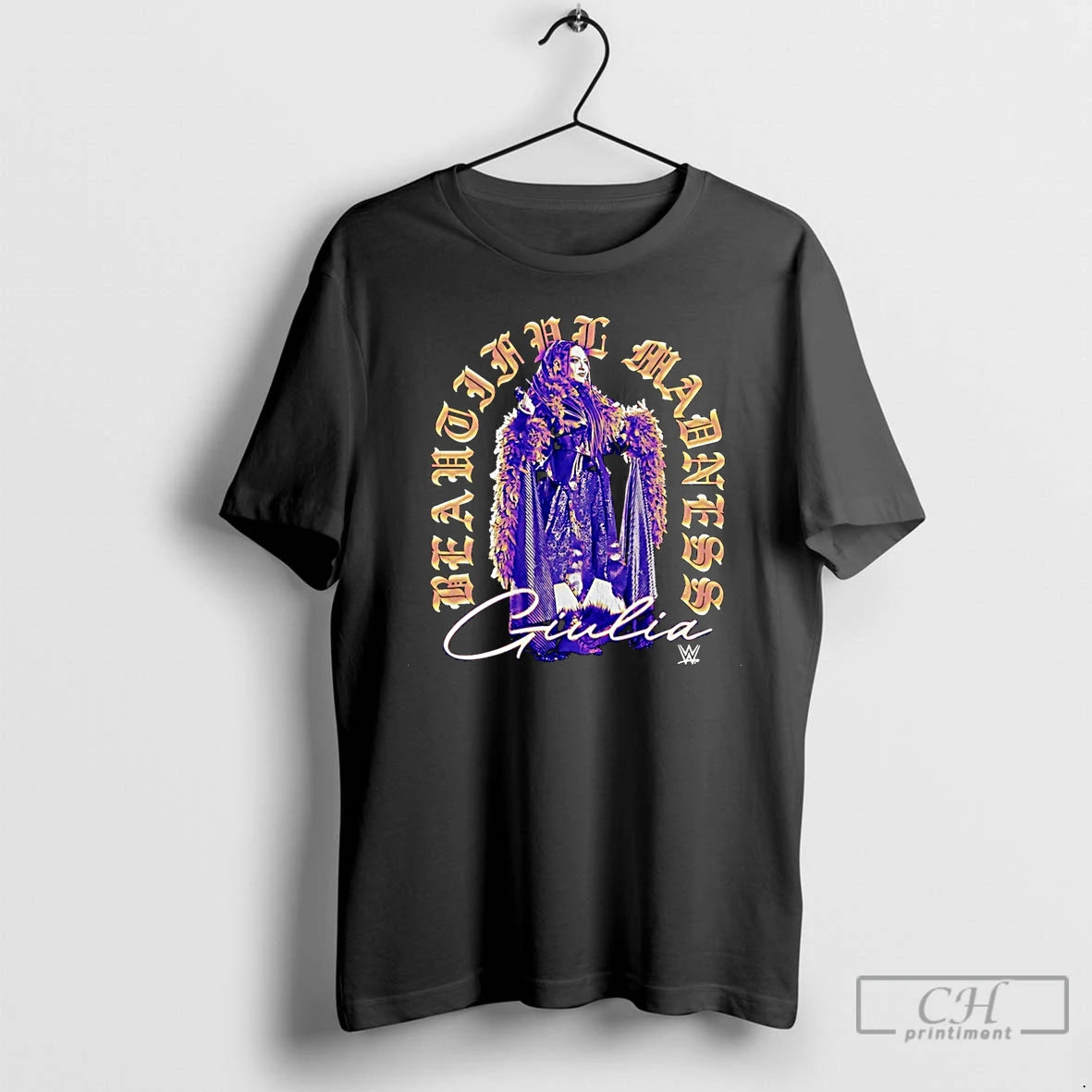 Premium Giulia Beautiful Madness Old English Signature Christmas T-Shirts, Hoodie, Sweatshirt | InkThreadWorks.com