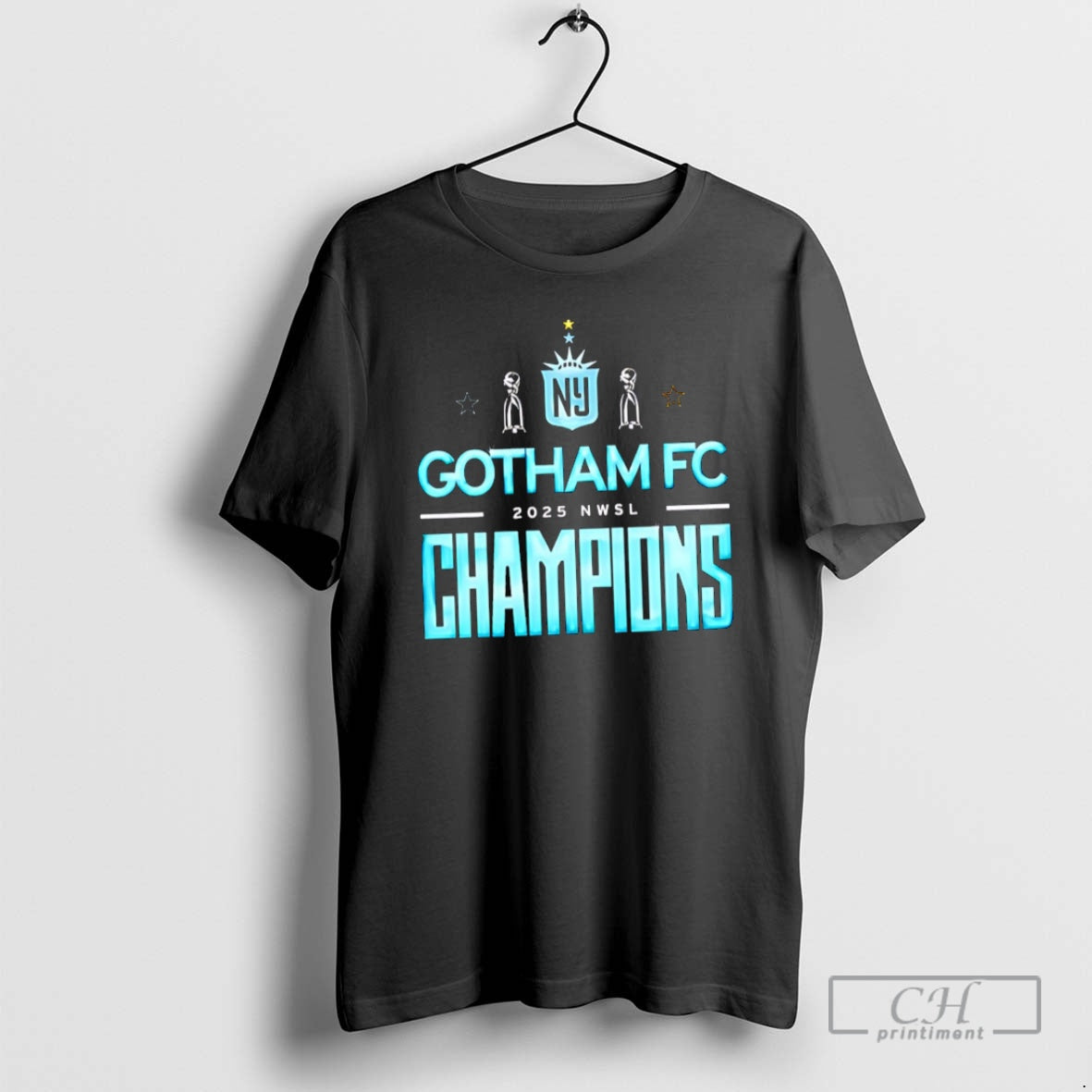 Premium Gotham Fc 2025 Nwsl Champions Shirt Sweater Hoodie, Sweatshirt | InkThreadWorks.com