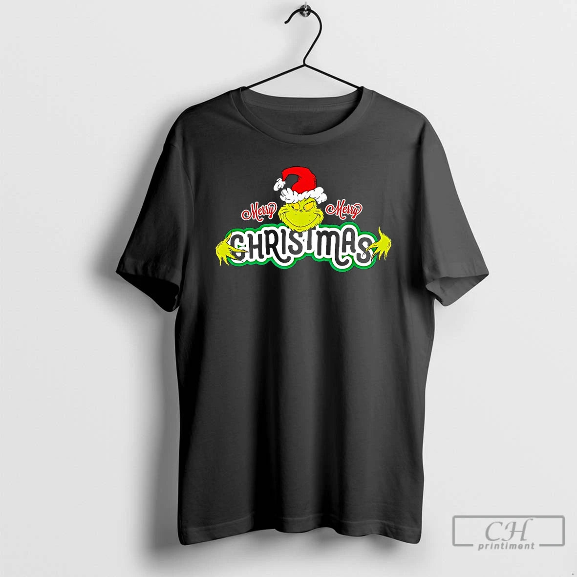 Premium Grinch Hugs Merry Christmas T-Shirts, Hoodie, Sweatshirt | InkThreadWorks.com