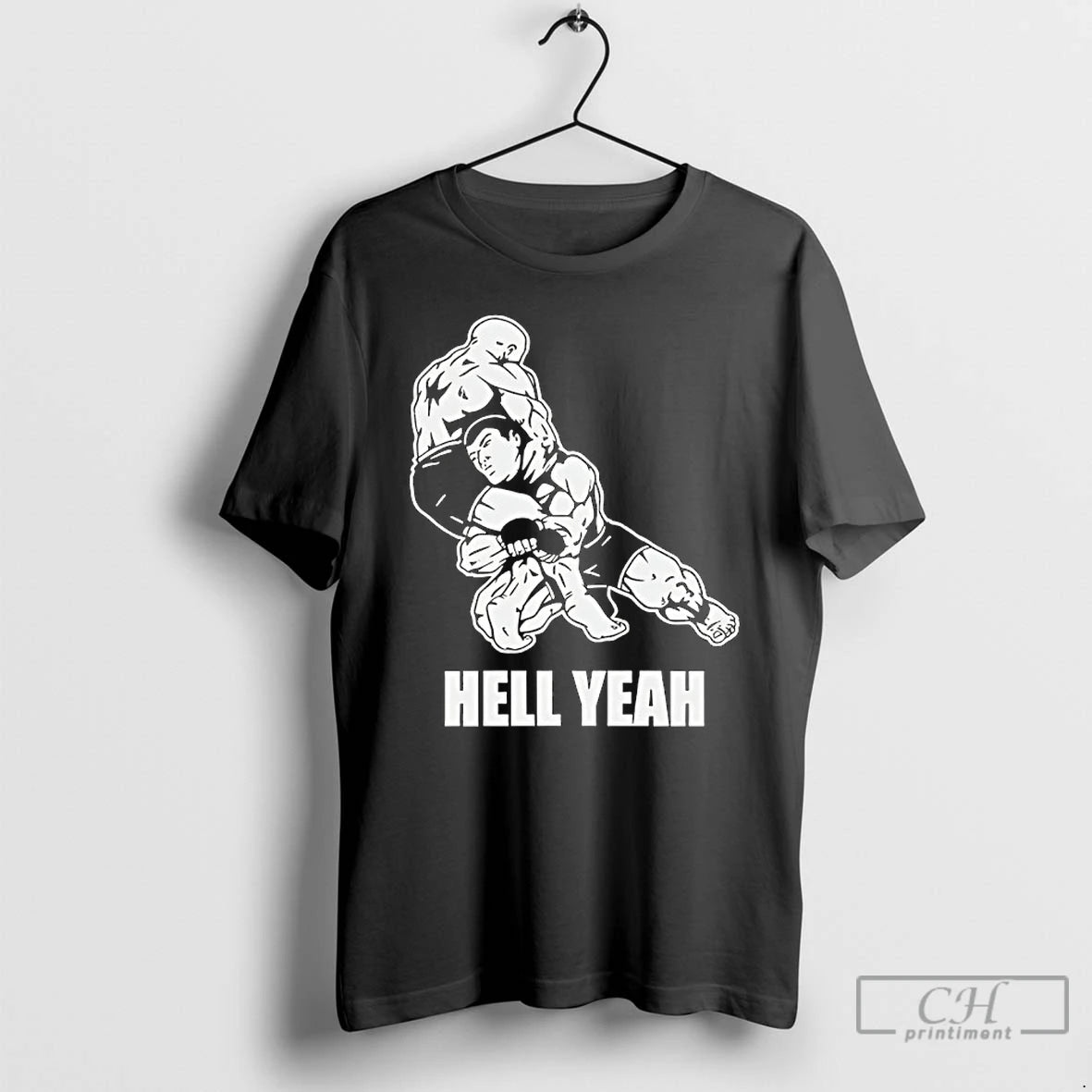 Premium Hell Yeah Double Leg Takedown Wrestling T-Shirts, Hoodie, Sweatshirt | InkThreadWorks.com