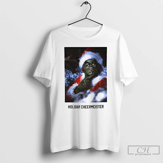 Premium Holiday Cheermeister Funny Christmas Monster Grinch T-Shirts, Hoodie, Sweatshirt | InkThreadWorks.com