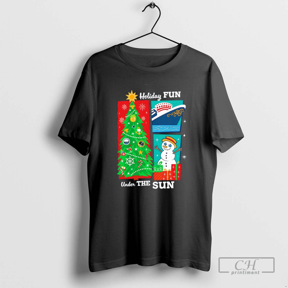 Premium Holiday Fun Under The Sun Christmas Shirt Sweater Hoodie, Sweatshirt | InkThreadWorks.com