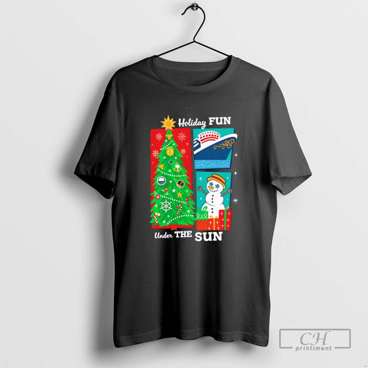 Premium Holiday Fun Under The Sun Christmas Shirt Sweater Hoodie, Sweatshirt | InkThreadWorks.com