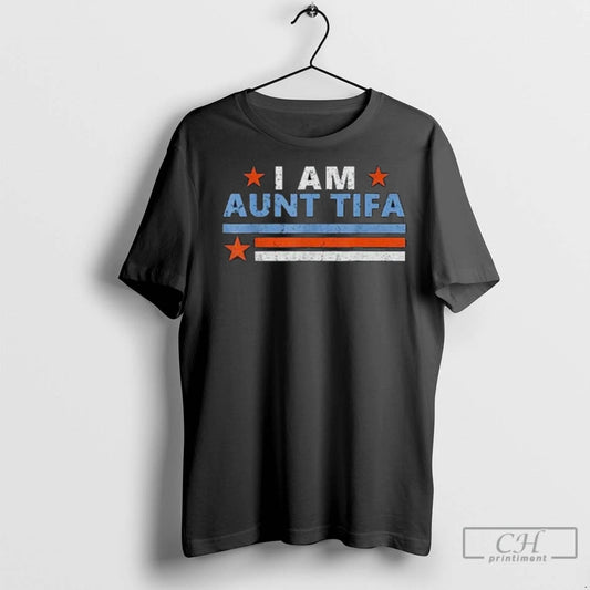 Premium I Am Aunt Tifa Funny Gift Long Sleve