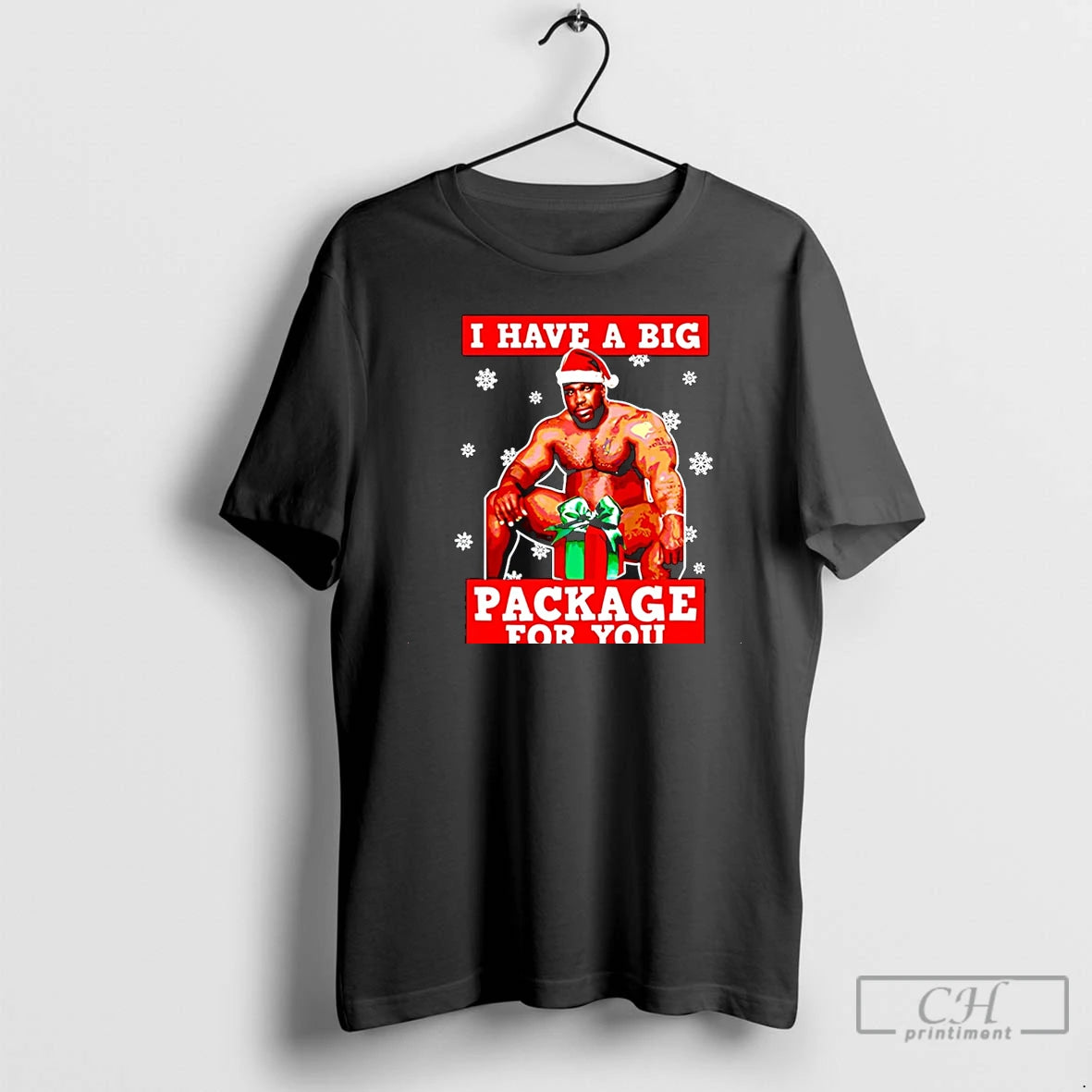Premium I Have A Big Package For You Barry Sitting Inappropriately Christmas Christmas T Shirts Hoodie, Sweatshirt