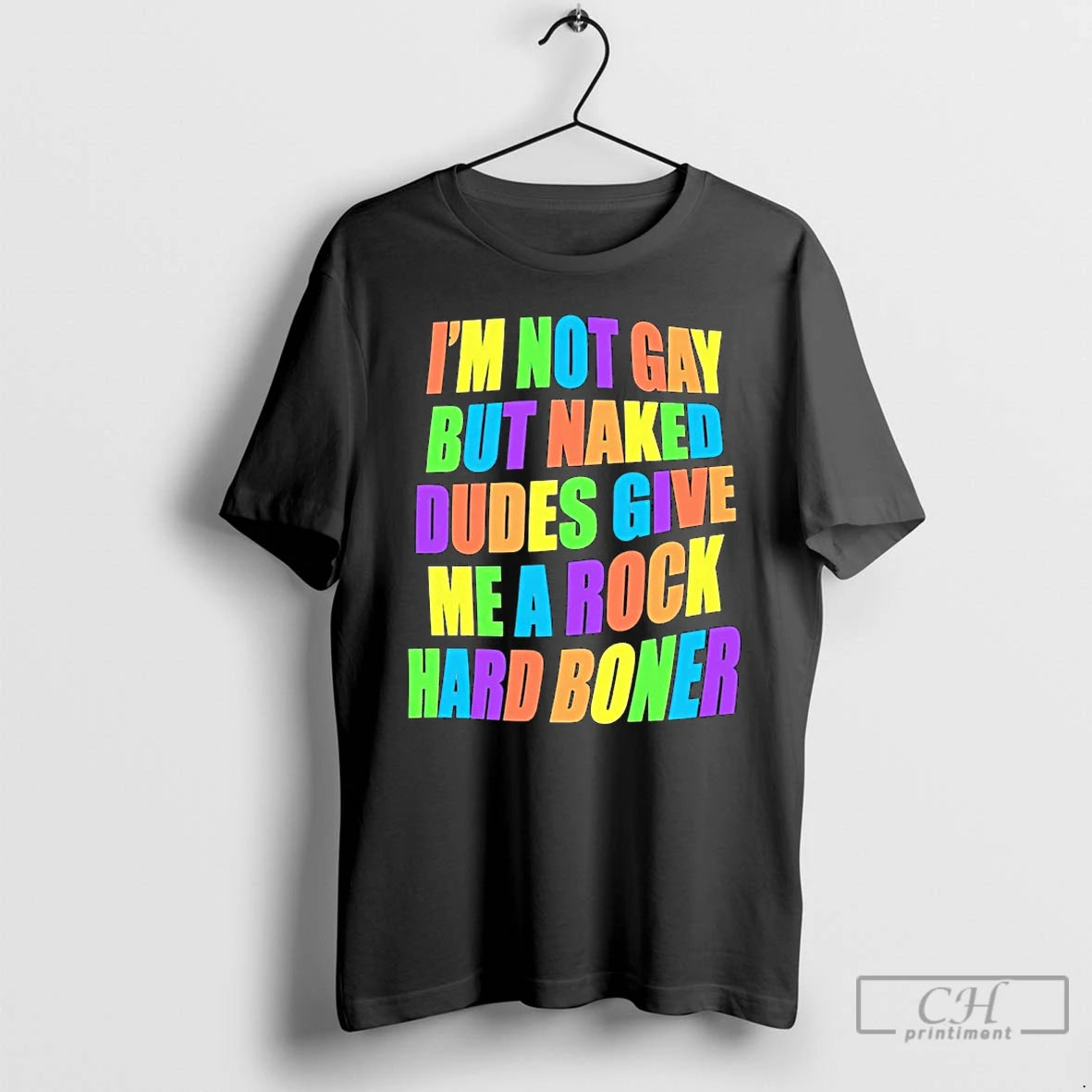 Premium Im Not Gay But Naked Dudes Give Me A Rock Hard Boner Lgbt T-Shirts, Hoodie, Sweatshirt | InkThreadWorks.com