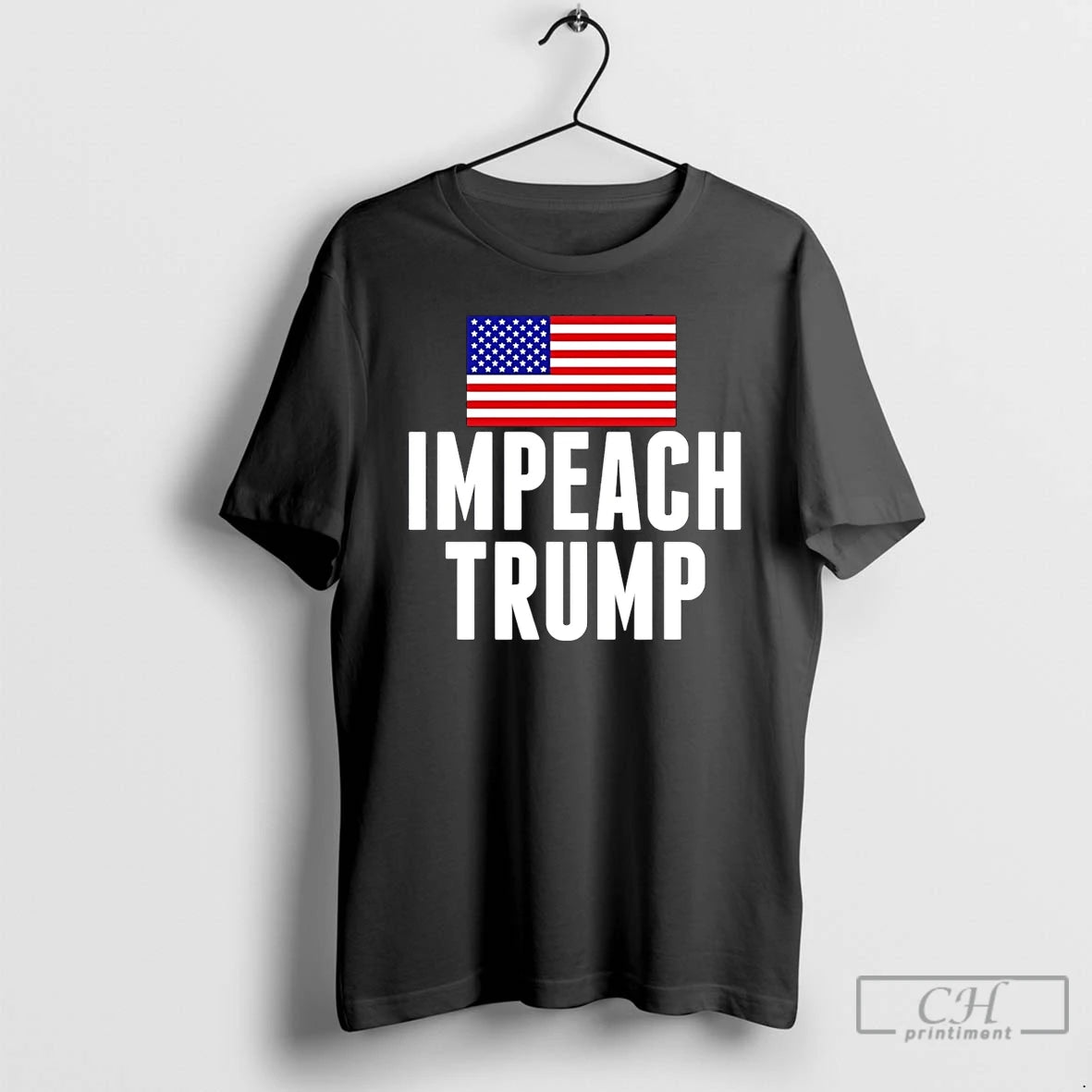 Premium Impeach Trump American Flag 2026 T-Shirts, Hoodie, Sweatshirt | InkThreadWorks.com