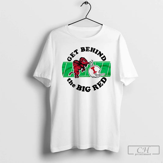 Premium Indiana University Get Behind The Big Red Mascot Christmas T-Shirts, Hoodie, Sweatshirt | InkThreadWorks.com