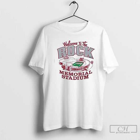 Premium Indiana University Memorial Stadium Welcome To The Rock T-Shirts, Hoodie, Sweatshirt | InkThreadWorks.com