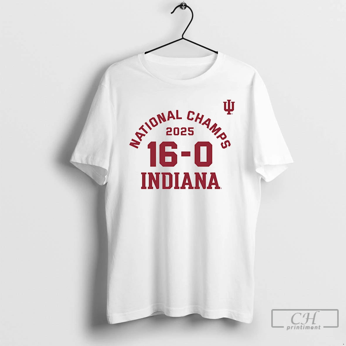 Premium Indiana Football National Champions 2025 16 0 T-Shirts, Hoodie, Sweatshirt | InkThreadWorks.com