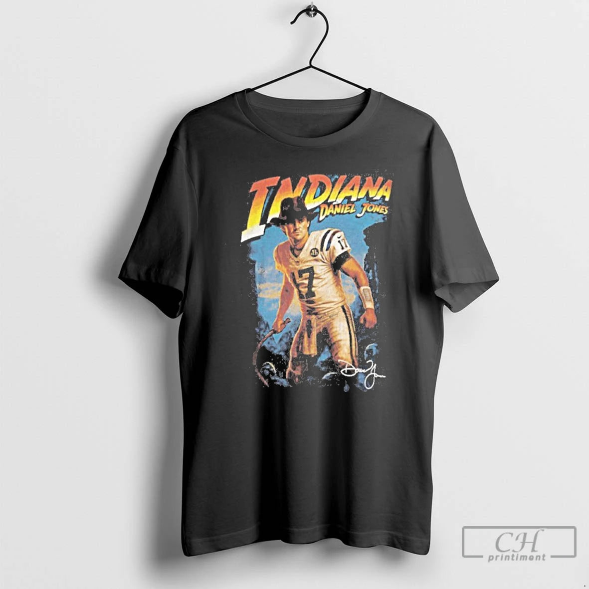 Premium Indianapolis Daniel Jones Signature T-Shirts, Hoodie, Sweatshirt | InkThreadWorks.com