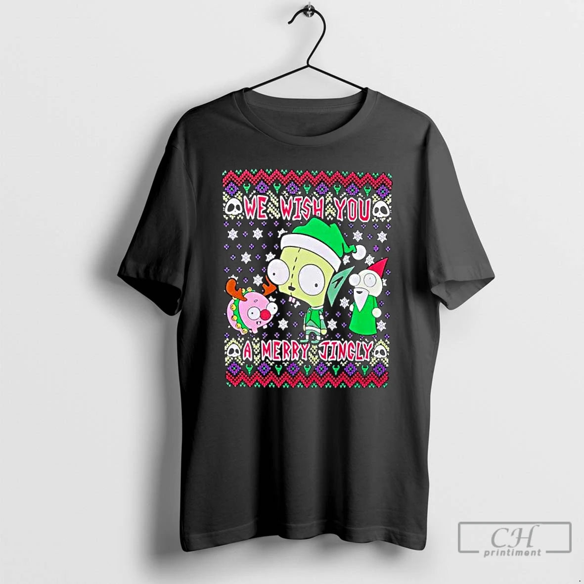 Premium Invader Zim Gir Holiday Ornaments T-Shirts, Hoodie, Sweatshirt | InkThreadWorks.com