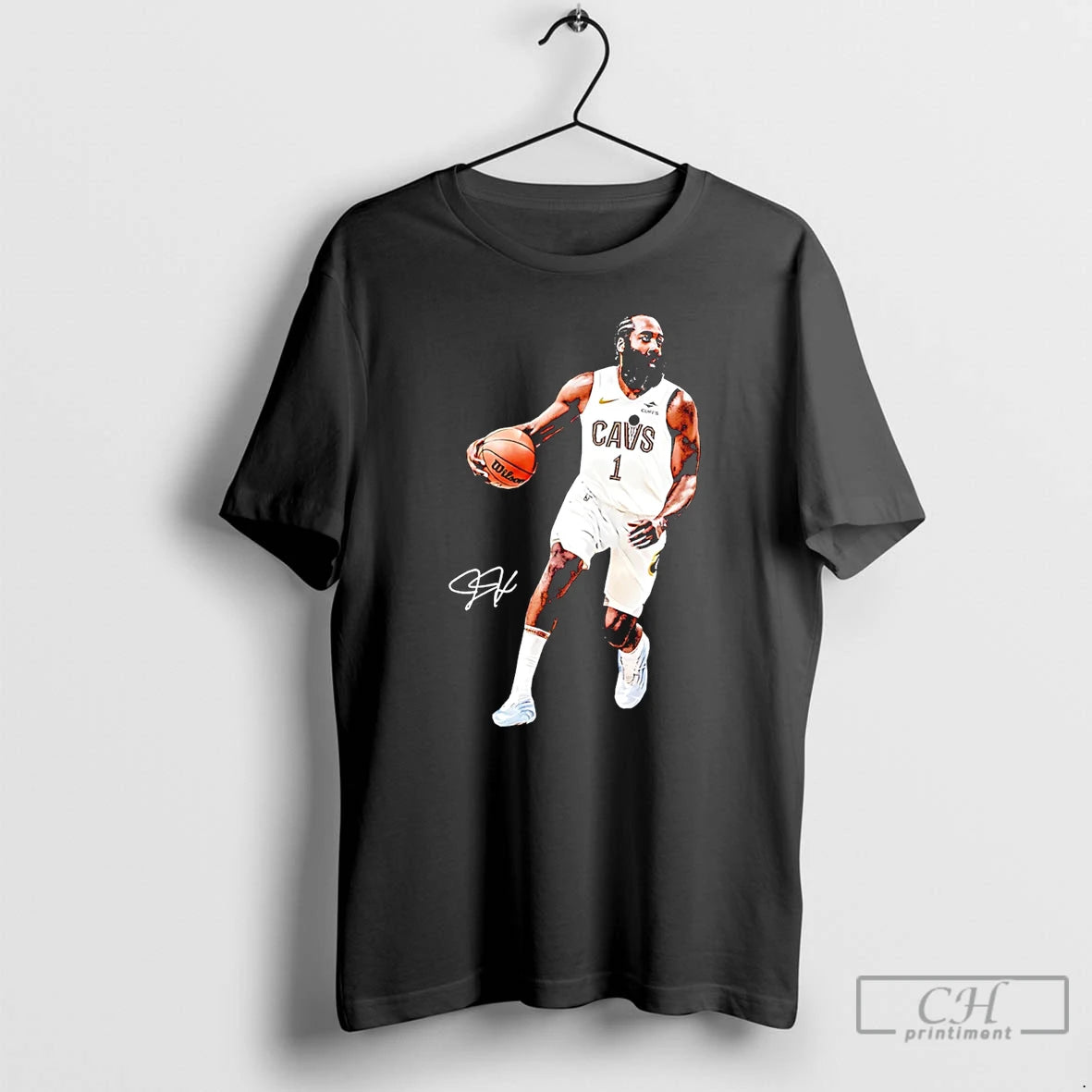 Premium James Harden Cleveland Cavaliers The Debut Signatures T-Shirts, Hoodie, Sweatshirt | InkThreadWorks.com