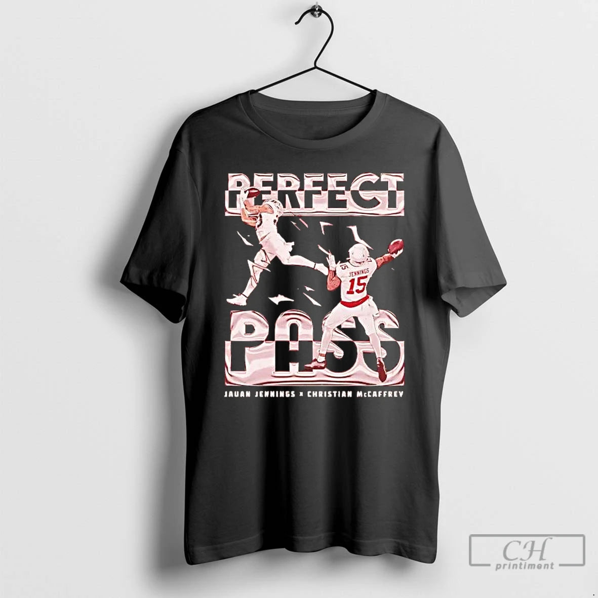 Premium Jauan Jennings And Christian Mccaffrey Perfect Pass San Francisco T-Shirts, Hoodie, Sweatshirt | InkThreadWorks.com