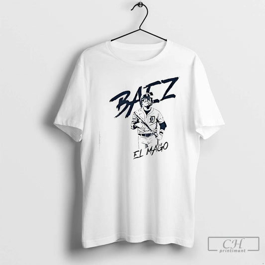 Javier Baez El Mago Detroit Tigers Player Caricature T-Shirts, Hoodie, Sweatshirt