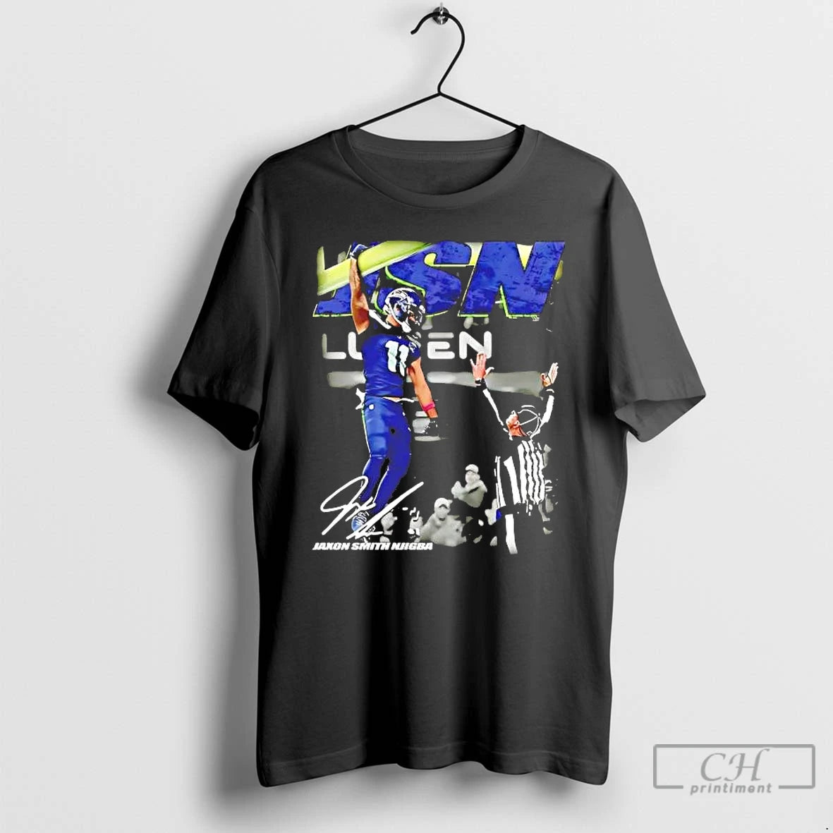 Premium Jaxon Smith Njigba Leads In Receiving Yards Signature T-Shirts, Hoodie, Sweatshirt | InkThreadWorks.com