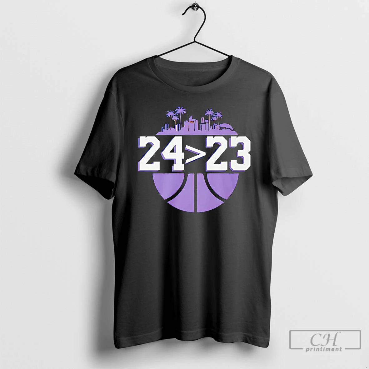 Premium Los Angeles Lakers Basketball 24 23 City Skyline T-Shirts, Hoodie, Sweatshirt | InkThreadWorks.com