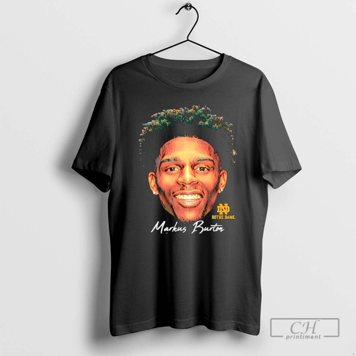 Premium Markus Burton Notre Dame Basketball Game Face Christmas Shirt Sweater Hoodie, Sweatshirt | InkThreadWorks.com