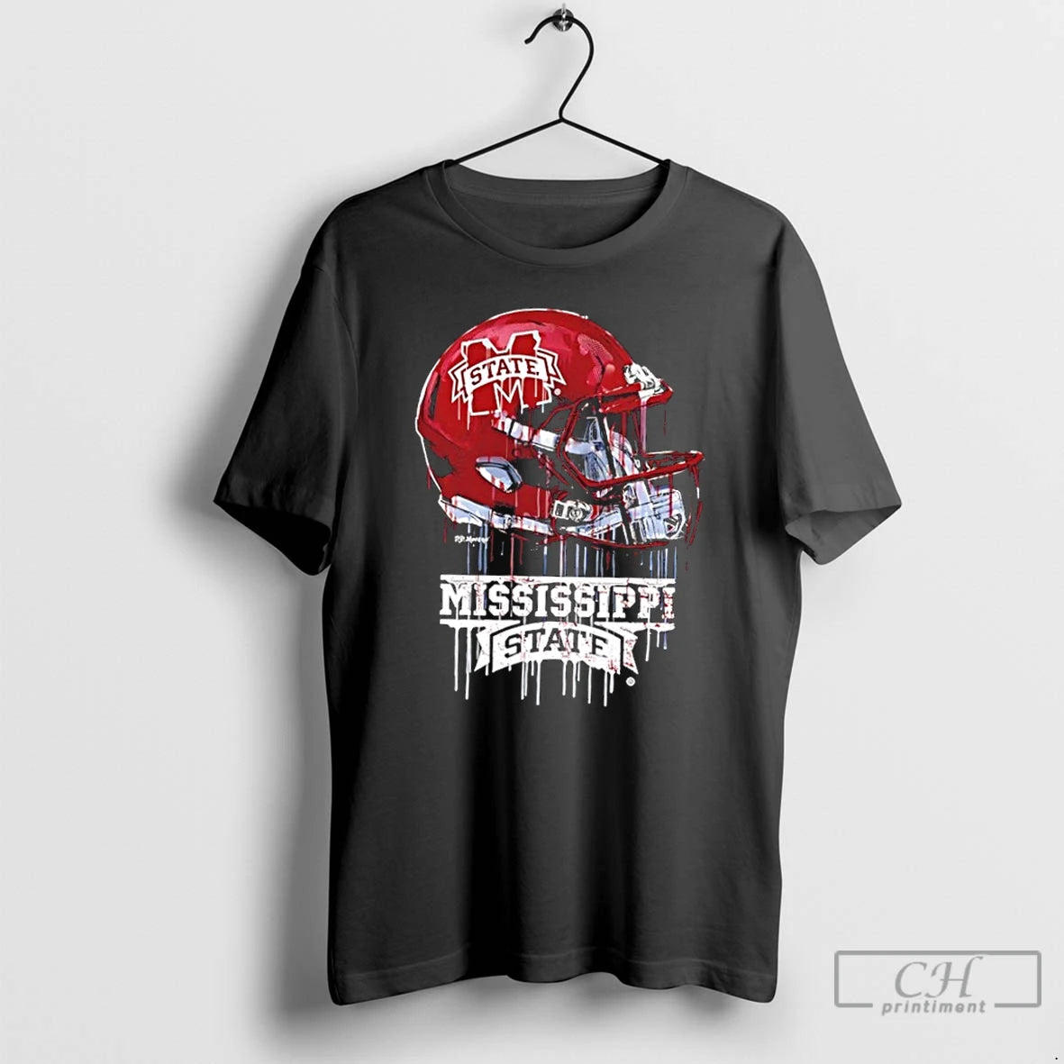 Premium Mississippi State Bulldogs Vive La Fete Dripping Football Helmet T-Shirts, Hoodie, Sweatshirt | InkThreadWorks.com