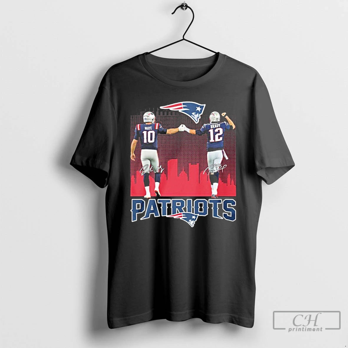Premium Ne Patriots Maye Vs Brady T-Shirts, Hoodie, Sweatshirt | InkThreadWorks.com