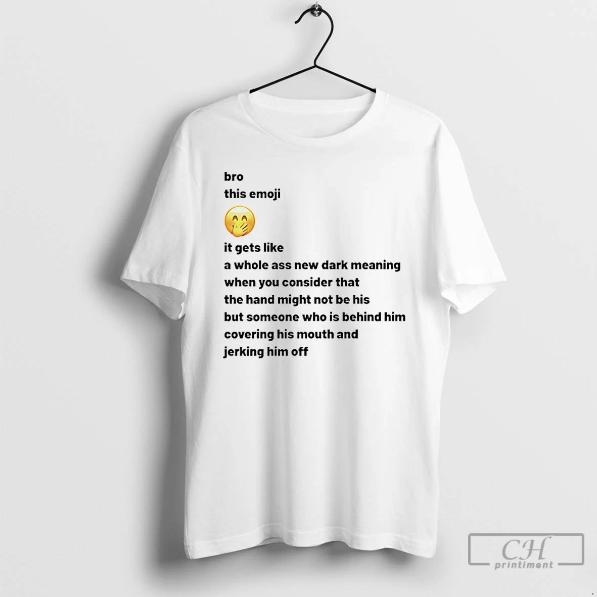 Premium New Dark Meaning Bro This Emoji It Gets Like T-Shirts, Hoodie, Sweatshirt | InkThreadWorks.com