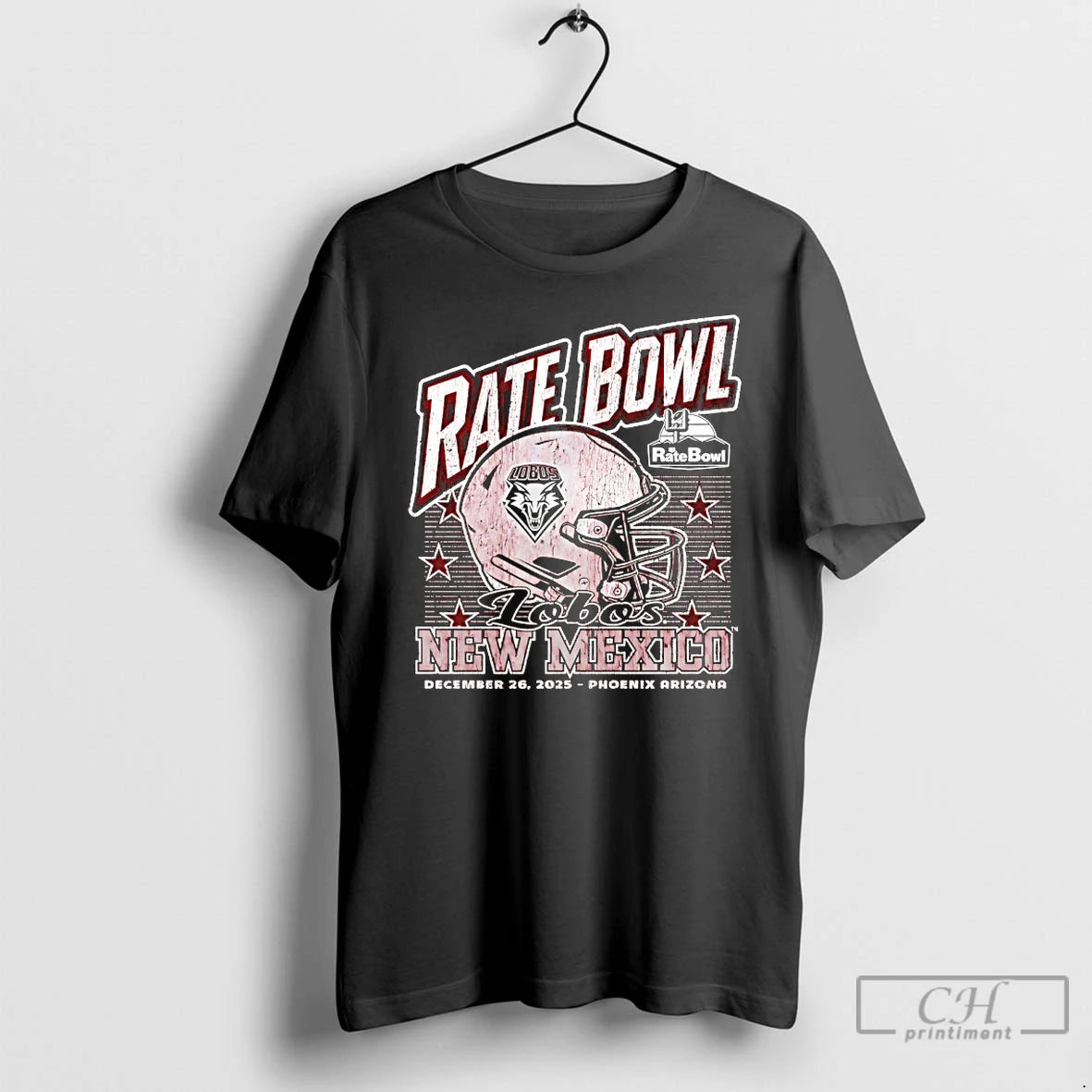 Premium New Mexico Lobos 2025 Rate Bowl Phoenix Arizona T-Shirts, Hoodie, Sweatshirt | InkThreadWorks.com