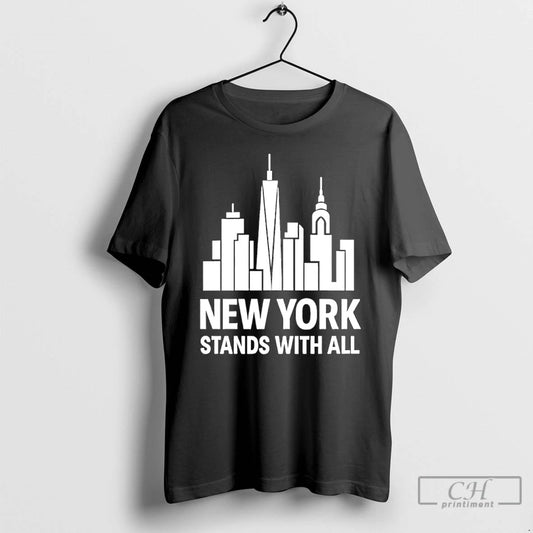 Premium New York Stands With Community Support T-Shirts, Hoodie, Sweatshirt | InkThreadWorks.com