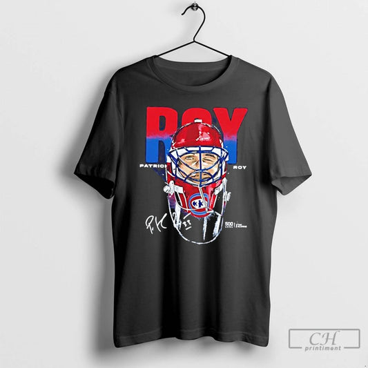 Patrick Roy Montreal Canadiens Goalie Mask Hockey Signature T-Shirts, Hoodie, Sweatshirt