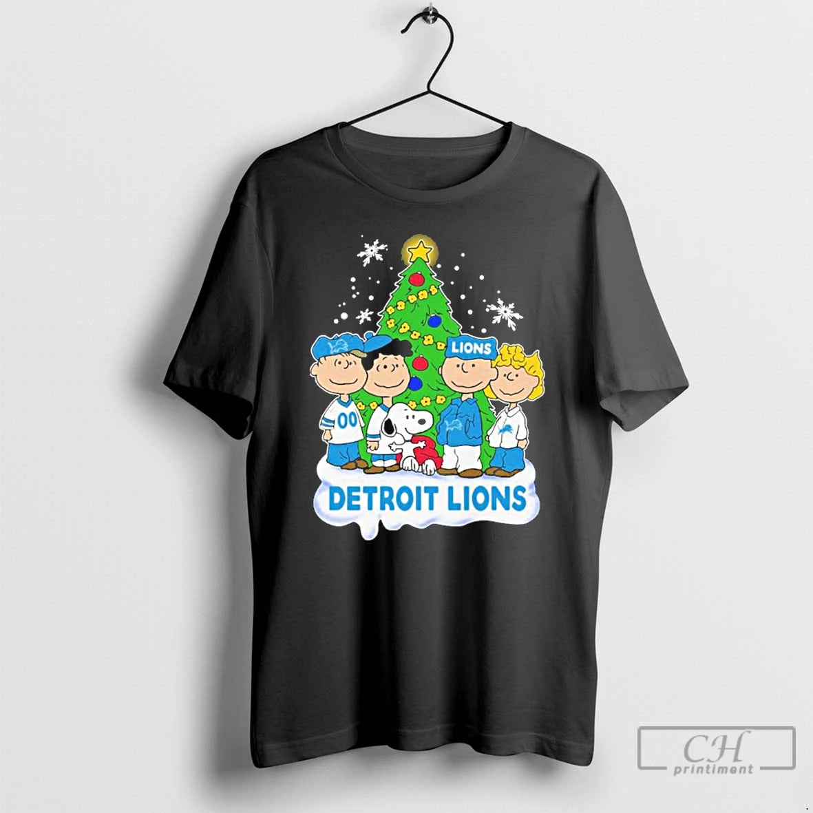 Premium Peanuts Detroit Lions Christmas T-Shirts, Hoodie, Sweatshirt | InkThreadWorks.com