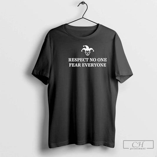 Premium Respect No One Fear Everyone Circle Black T-Shirts, Hoodie, Sweatshirt | InkThreadWorks.com