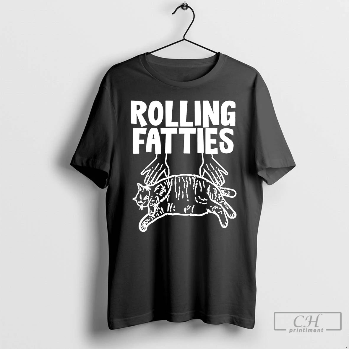 Premium Rolling Fatties Cat T-Shirts, Hoodie, Sweatshirt | InkThreadWorks.com