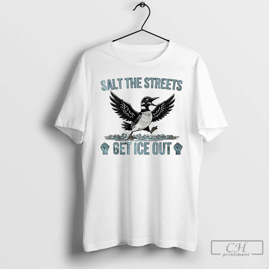 Premium Salt The Streets Get Ice Out T-Shirts, Hoodie, Sweatshirt | InkThreadWorks.com