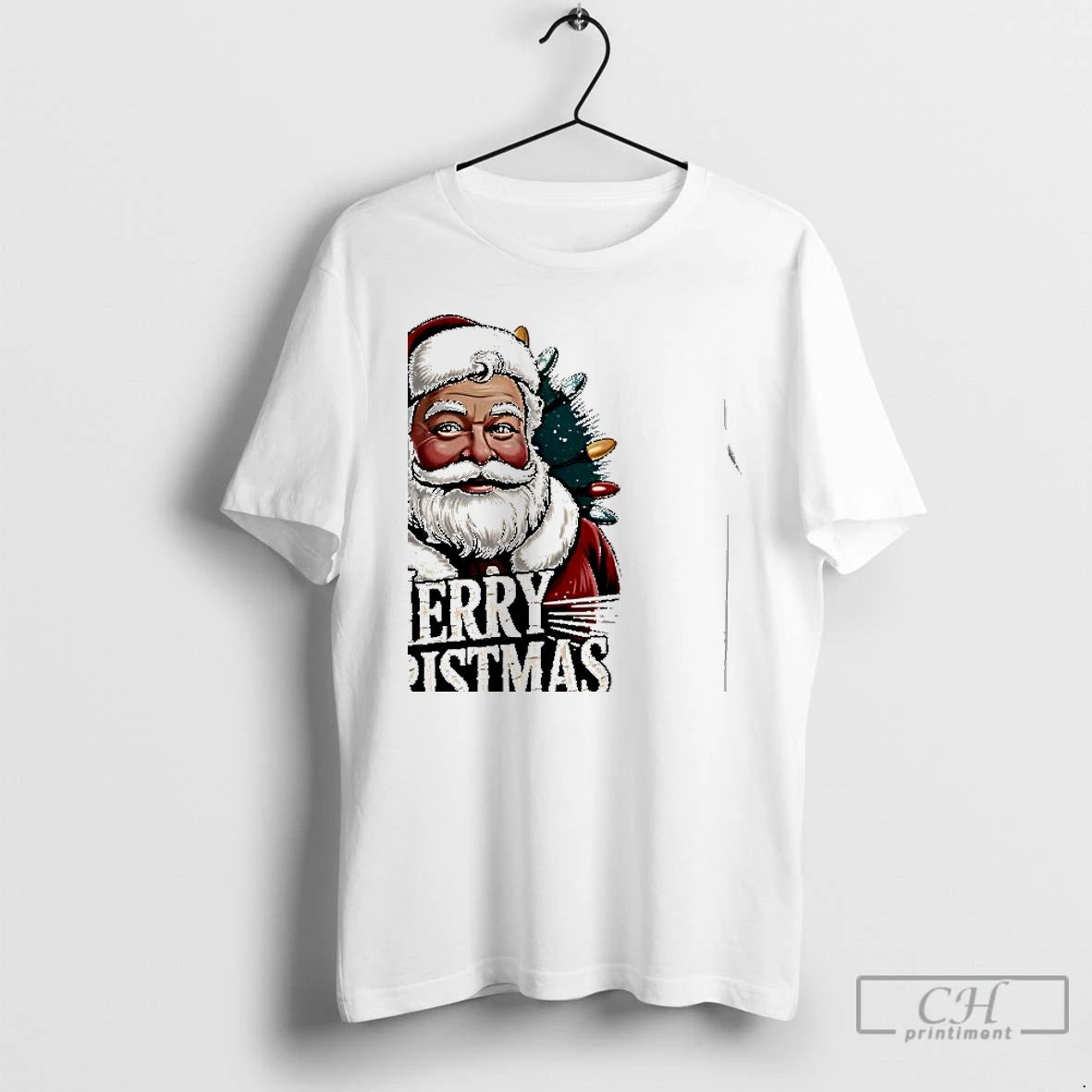 Premium Santa Claus Funny Merry Christmas Lights T-Shirts, Hoodie, Sweatshirt | InkThreadWorks.com