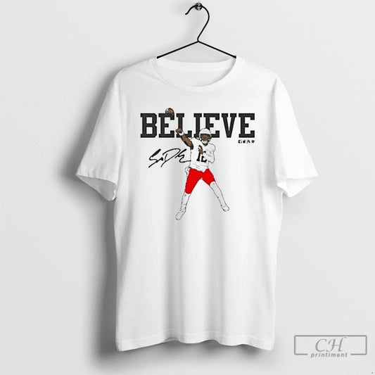 Premium Shedeur Sanders Believe T-Shirts, Hoodie, Sweatshirt | InkThreadWorks.com