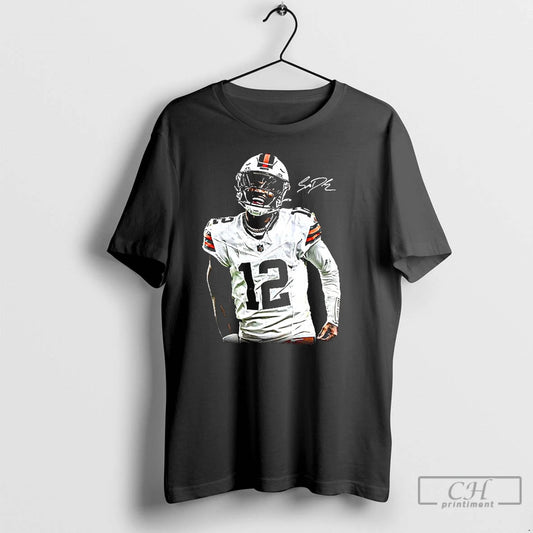 Premium Shedeur Sanders Cleveland Browns Football The Debut Signature T-Shirts, Hoodie, Sweatshirt | InkThreadWorks.com