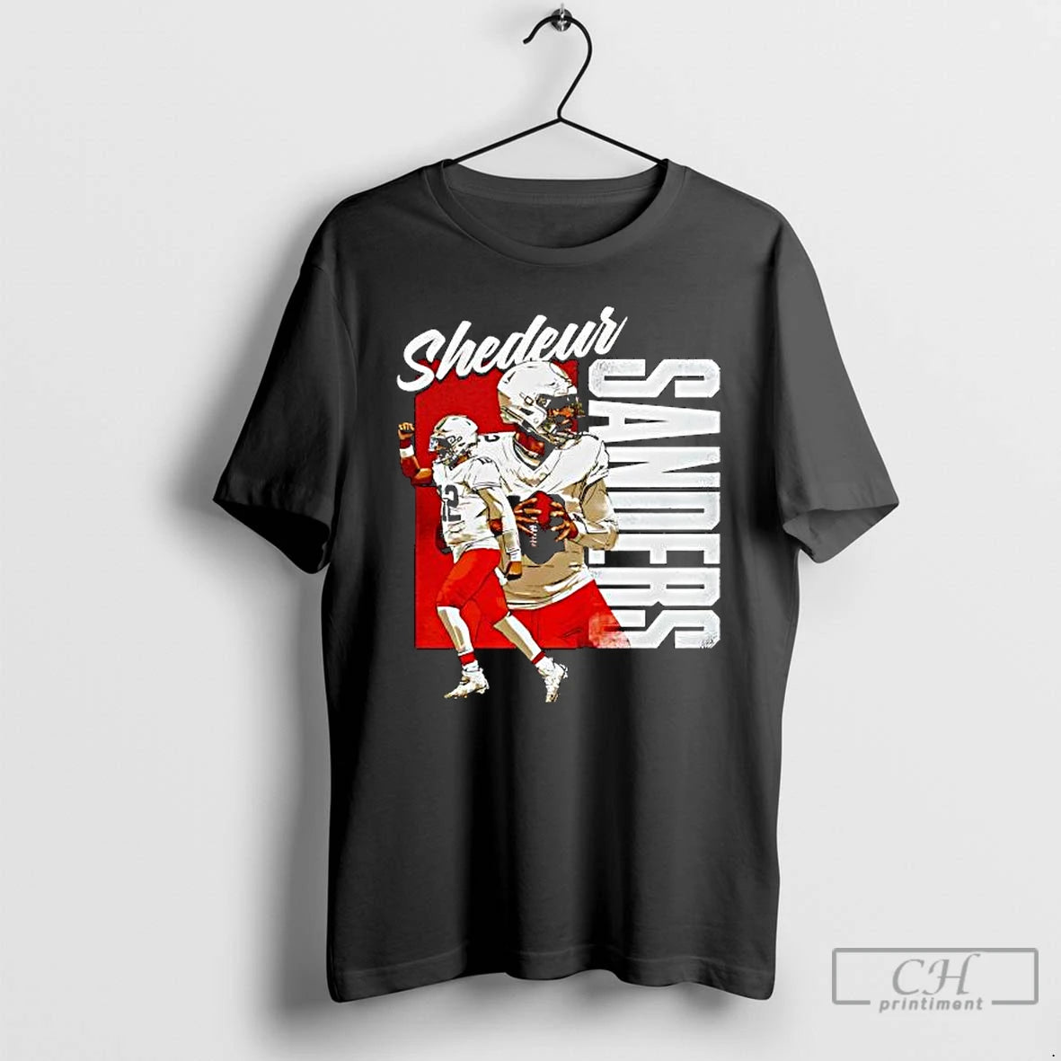 Premium Shedeur Sanders Cleveland Highlight Graphic Retro T-Shirts, Hoodie, Sweatshirt | InkThreadWorks.com