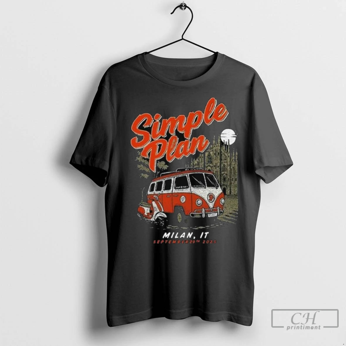 Premium Simple Plan Milan Italy September 29 2025 Concert Long Sleve